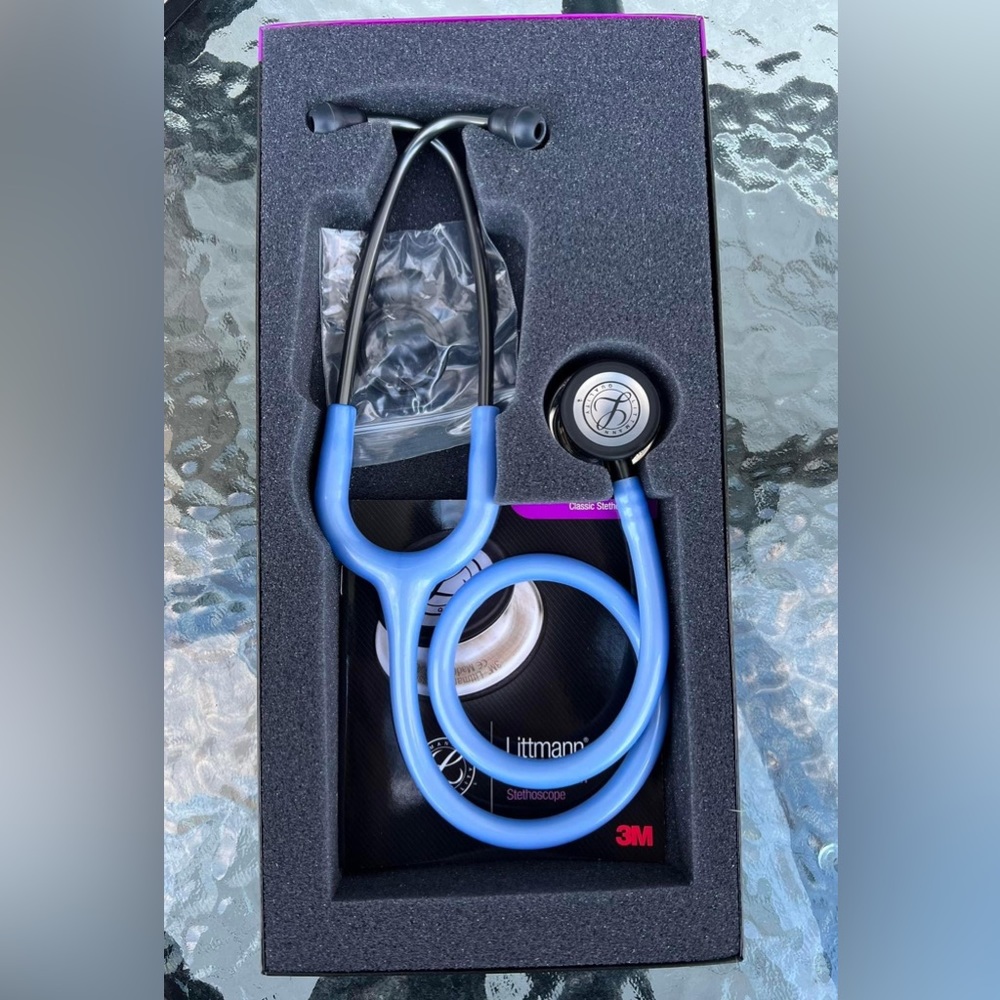 Litman classic III baby blue stethoscope